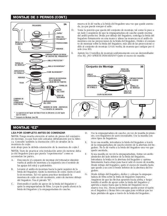 Waste King Garbage Disposal Manual