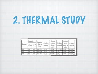 2. THERMAL STUDY
 