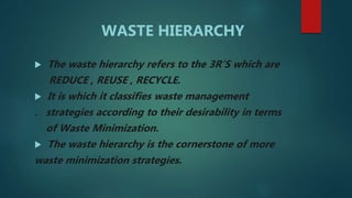 Waste Management | PPTX | Environmental Services Industry | Industries