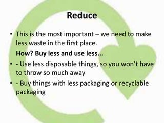 Waste management and the 3 r’sconcept | PPTX