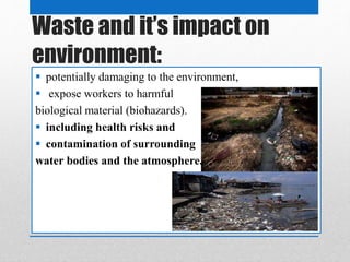 Waste Contamination Health Risks Example Waste management at agricultural sector | PPTX