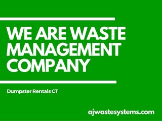 Waste Management Connecticut