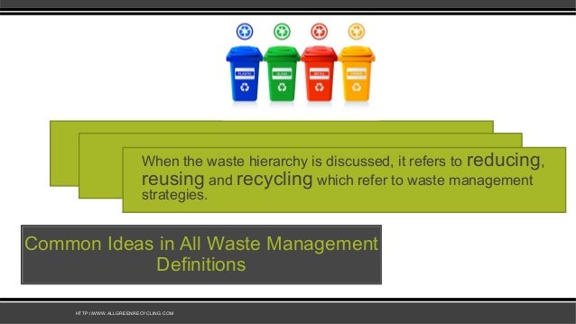 Waste Management Definition