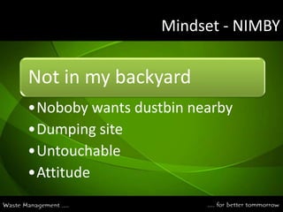 Mindset - NIMBY