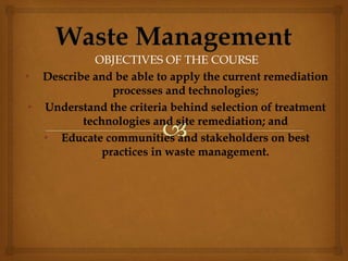 Waste management presentation Slide 2