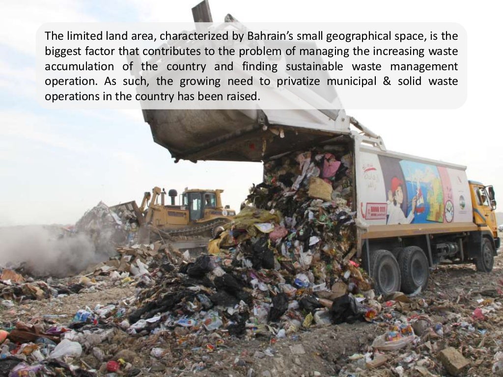 Case Study Waste management privatization in Bahrain