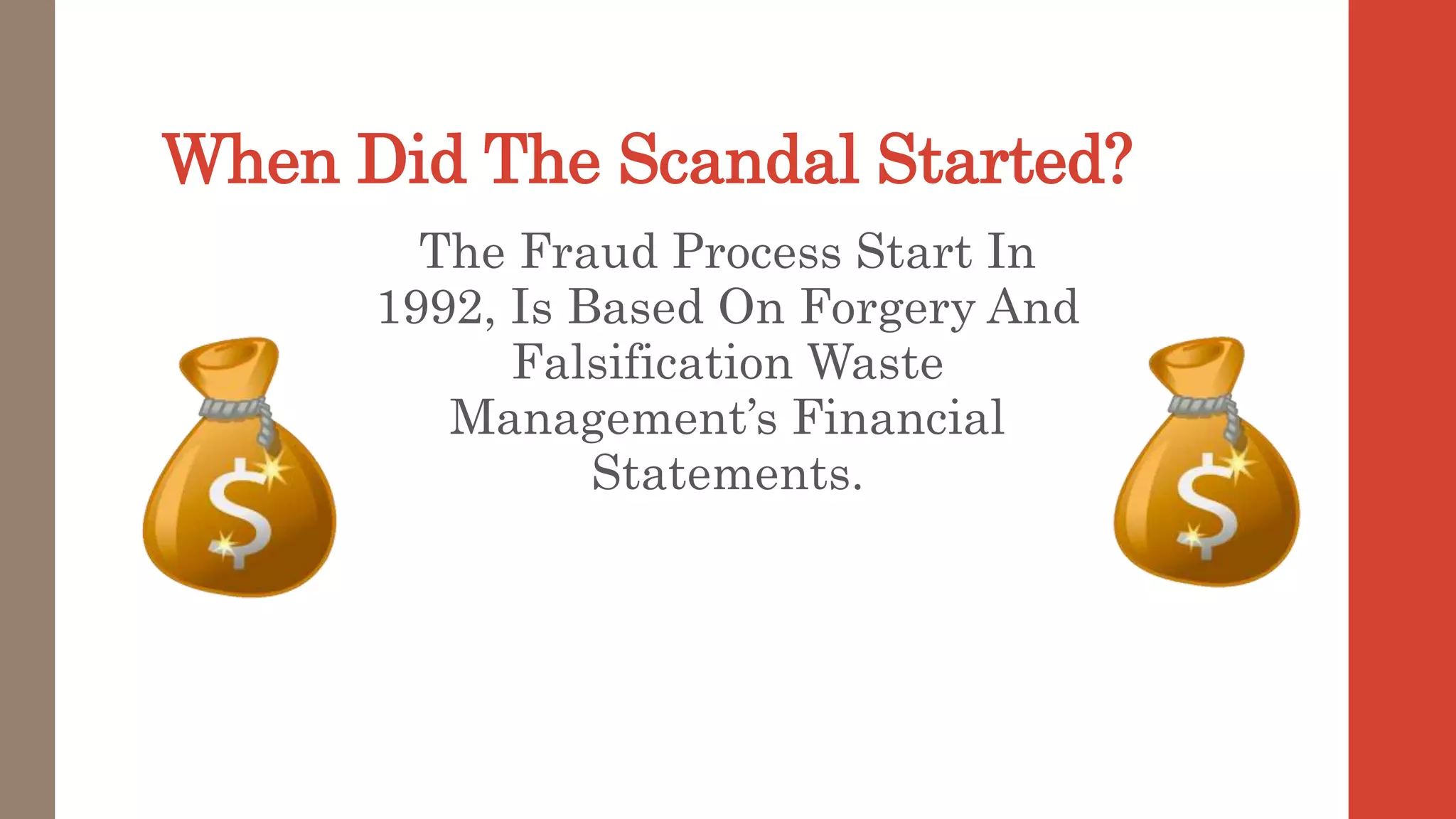 Waste Management Scandal PPT