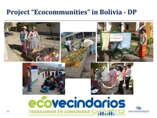 Project “Ecocommunities” in Bolivia - DP 