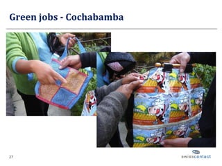 Green jobs - Cochabamba 