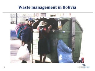 Waste management in Bolivia 