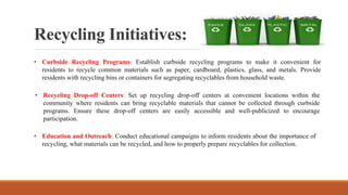 Waste management strategies in a local community | PPTX