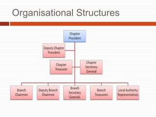 Organisational Structures
 