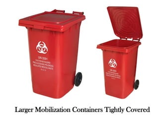 Hazardous Wastes ContainersBio-hazardous wastes bags and trolleys units