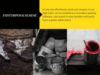 Waste Paint Disposal