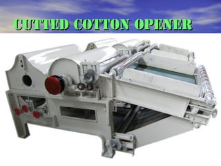 Any Type of Coloured Cotton Waste to Pure White Cotton Fiber Project | PPT