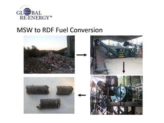 MSW to RDF Fuel Conversion
 