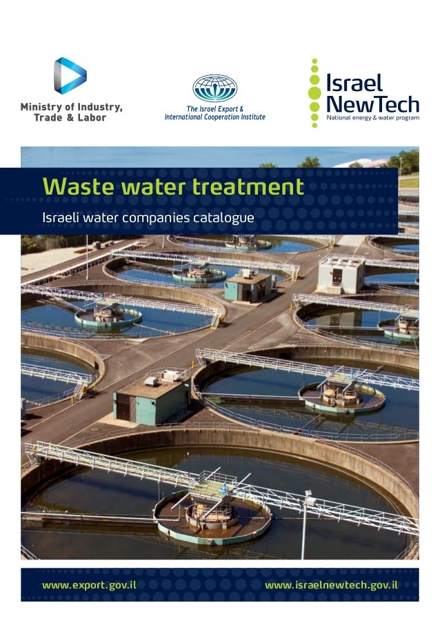 WATEC ISRAEL 2013, Israeli water companies for Wastewater treatment