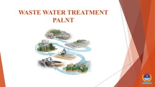 WASTE WATER TREATMENT
PALNT
 