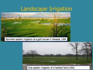 Landscape Irrigation 
 