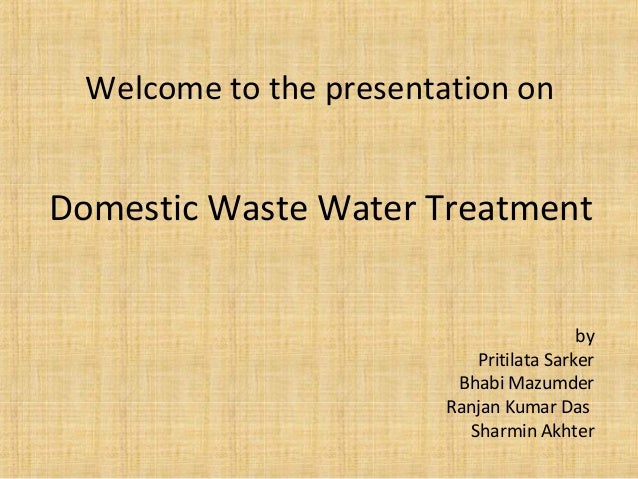 Wastewater Treatment