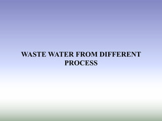 WASTE WATER AND ITS TREATMENT IN TEXTILE INDUSTRY | PPTX