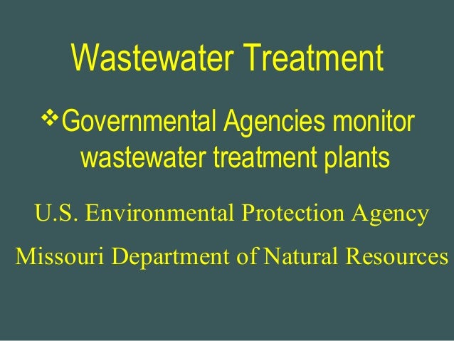 Missouri Department Of Natural Resources Wastewater Missouri Department Of Natural Resources Wastewater