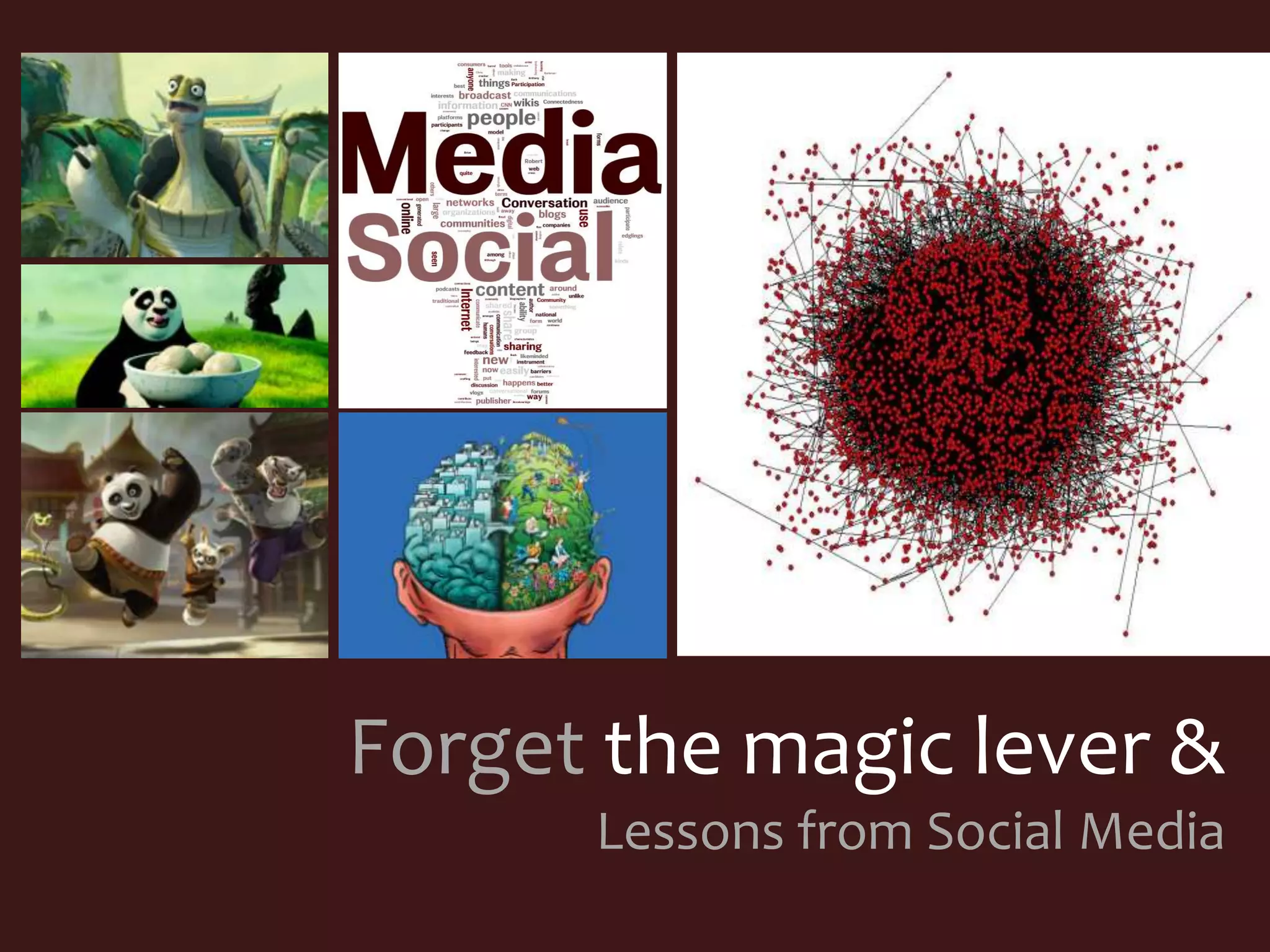 Forget the Magic Lever & lessons from social media