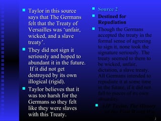 Was the Treaty of Versailles Too Harsh? | PPT