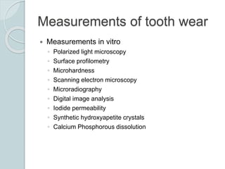 Wasting diseases of teeth final | PPTX