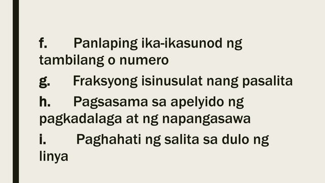 Wastong paggamit ng mga bantas | PPTX
