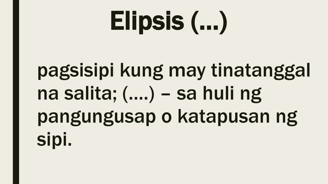 Wastong paggamit ng mga bantas | PPTX