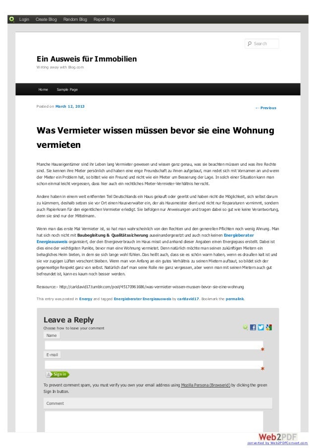 Single wohnung wissen