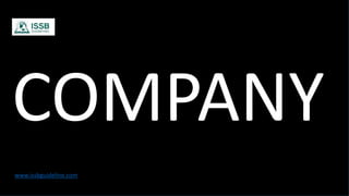 COMPANY
www.issbguideline.com
 
