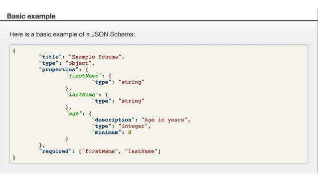 JSON Schema MegaWat