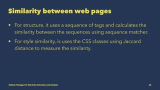 Python Packages for Web Data Extraction and Analysis | PPT