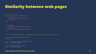 Python Packages for Web Data Extraction and Analysis | PPT