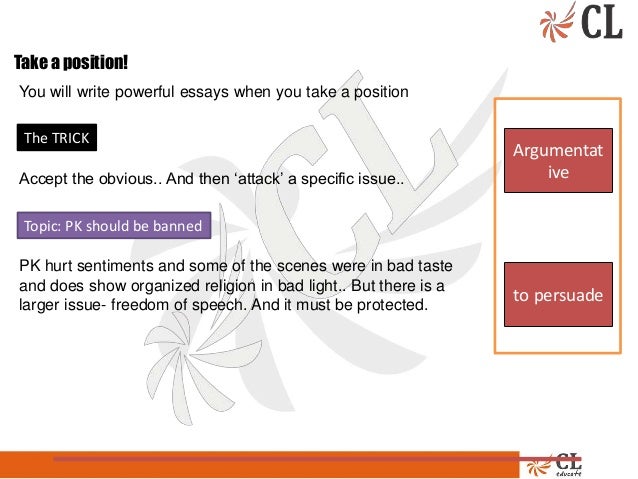 taking a position essay topics