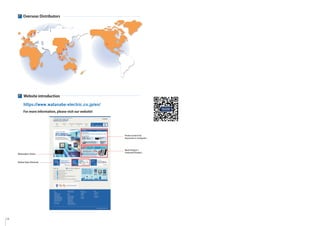 14
Overseas Distributors
Website introduction
For more information, please visit our website!
https://www.watanabe-electric.co.jp/en/
Watanabe's Vision
Global Sales Network
Product Search by
Keywords or Categories
New Product /
Featured Product
https://www.n-denkei.com/singapore/inquiry/
 
