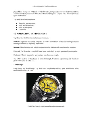 market segmentation of titan watches