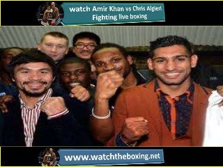 watch Amir Khan vs Chris Algieri Fighting online boxing
