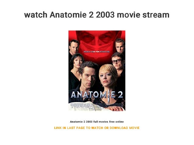 Anatomie 2 Stream Anatomie 2 Stream