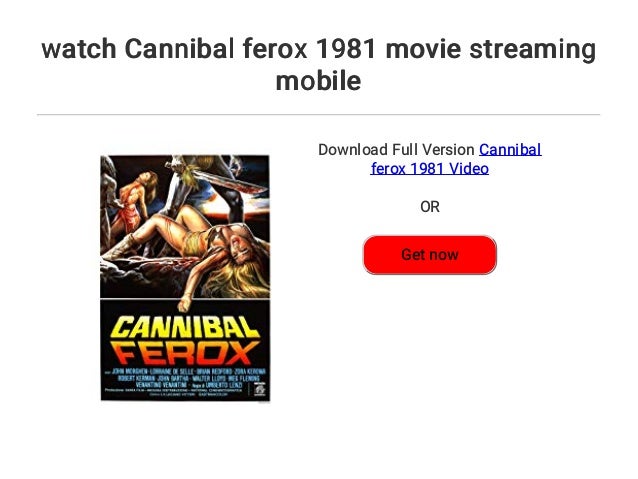 Cannibal Ferox Stream Cannibal Ferox Stream