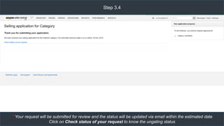 Step 3.4
**Your request will be submitted for review and the status will be updated via email within the estimated date
Click on Check status of your request to know the ungating status
 