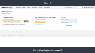 Step 1.3
Click on Download an Inventory File
 