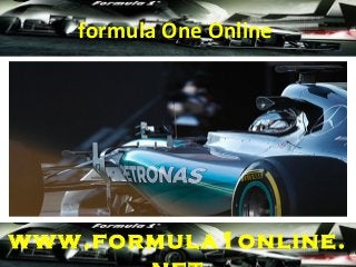 formula One Online
www.formula1online.
 