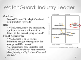 Watchguard short introduction PPT