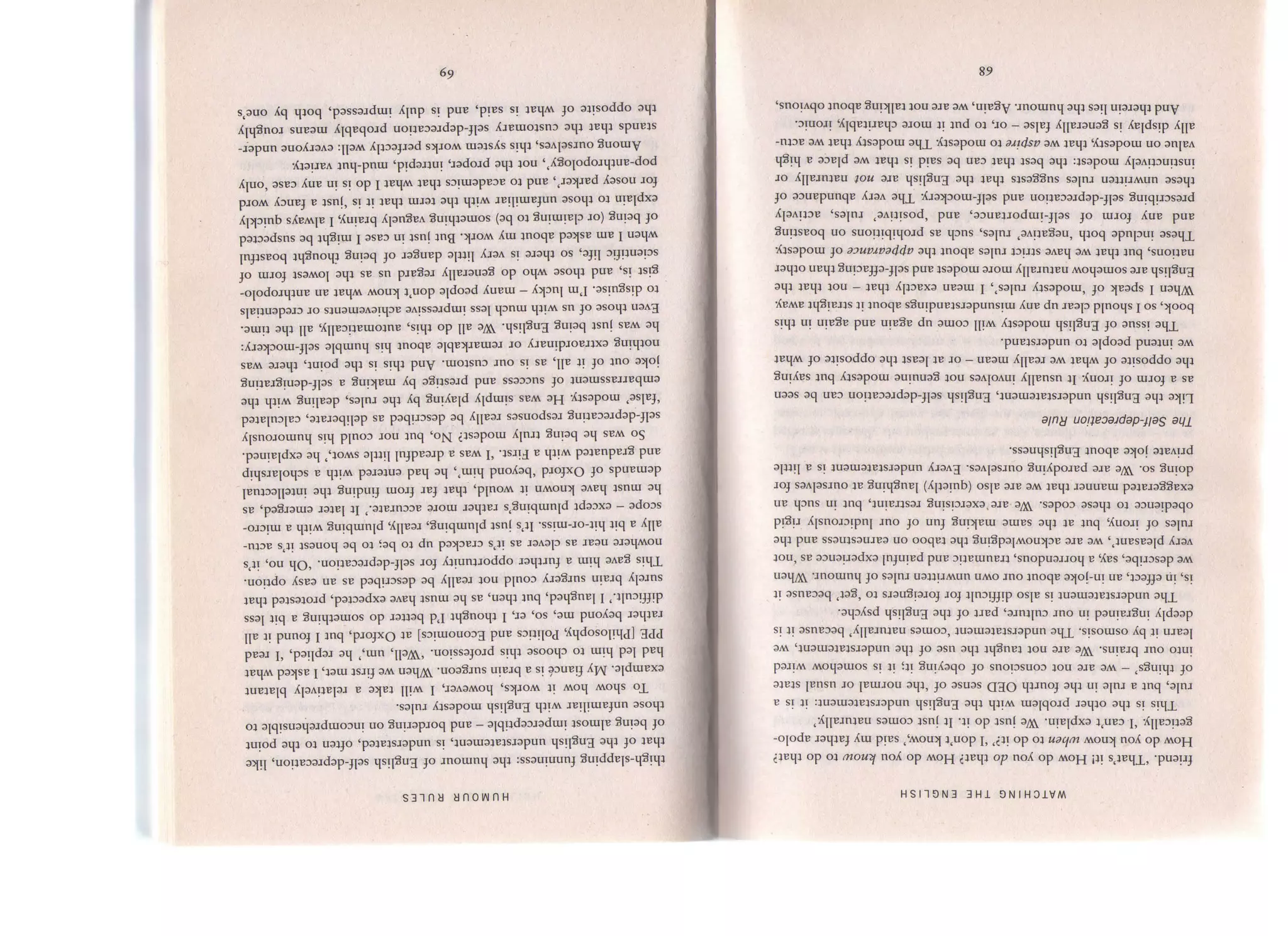 Watching the english, the self deprecation rule | PDF