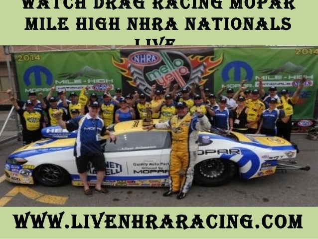watch nhra drag racing live