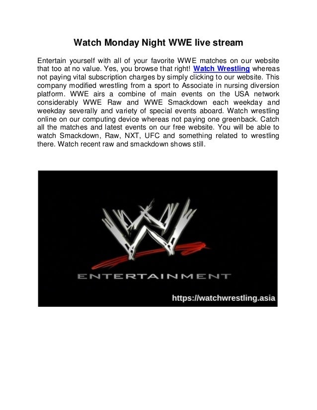 wwe watch wrestling
