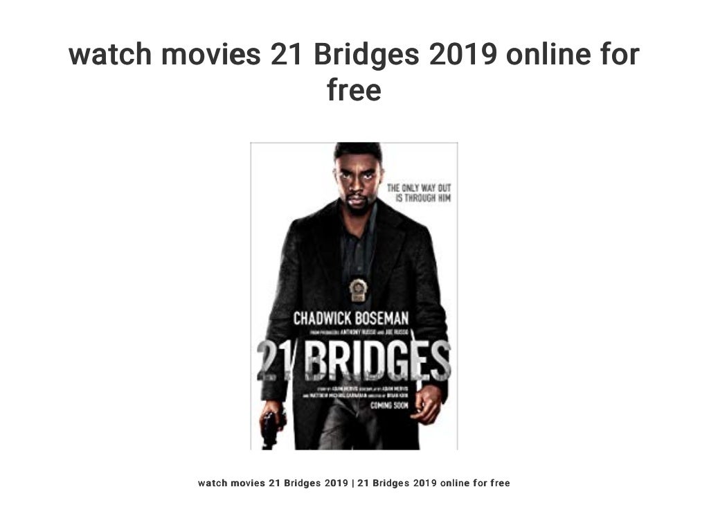 Bridges pontes pelisplus themoviedb watch movies 21 Bridges 2019 online for free